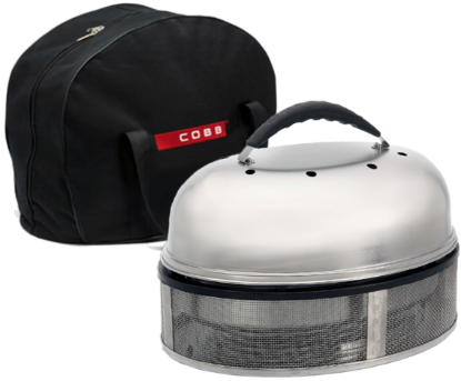 Cobb Supreme portable charcoal cooker with carry bag