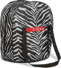 Extra larger Cobb carry bag with zebra print pattern