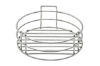 Replacement stainless steel Cobb charcoal basket